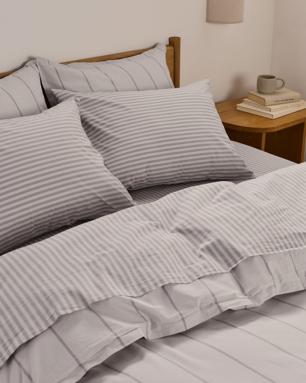 Percale Sheet Set - Pebble Stripe TW/XL