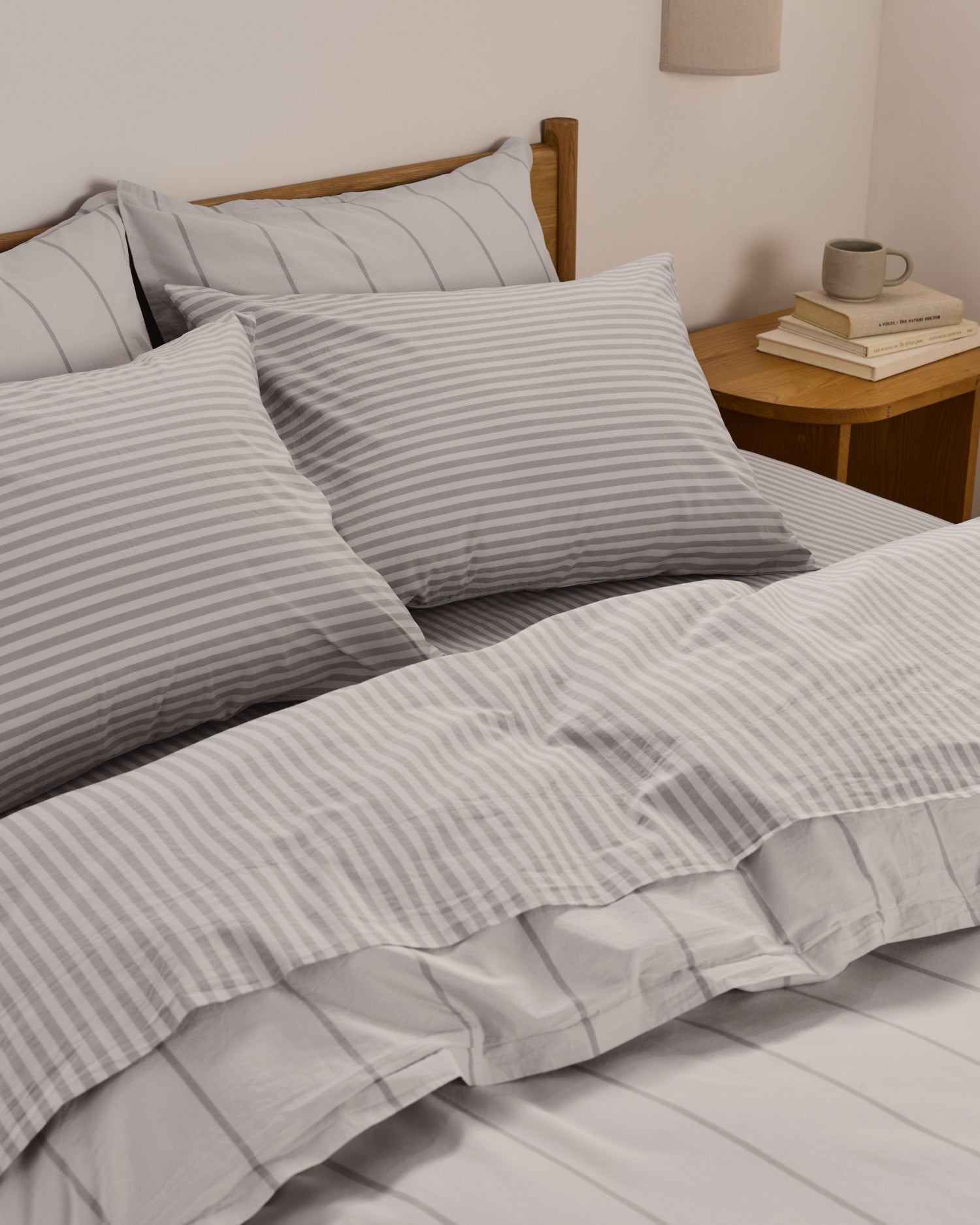 Percale Sheet Set - Pebble Stripe TW/XL