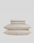 Brushed Cotton Sheet Set - Bone TW/XL