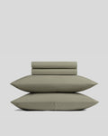 Brushed Cotton Sheet Set - Moss TW/XL