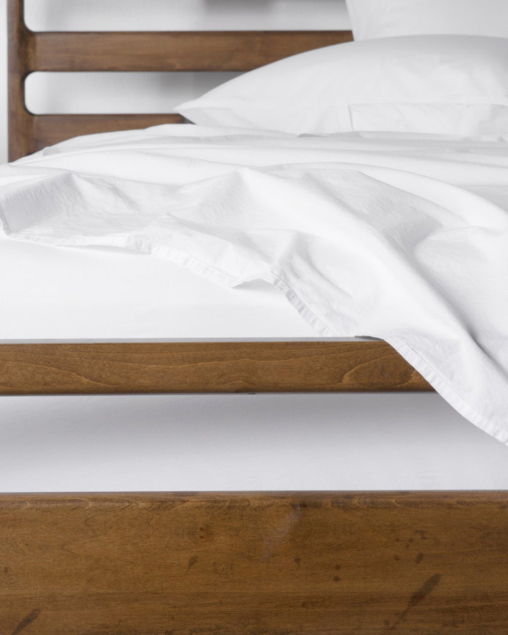 Brushed Cotton Sheet Set - White TW/XL