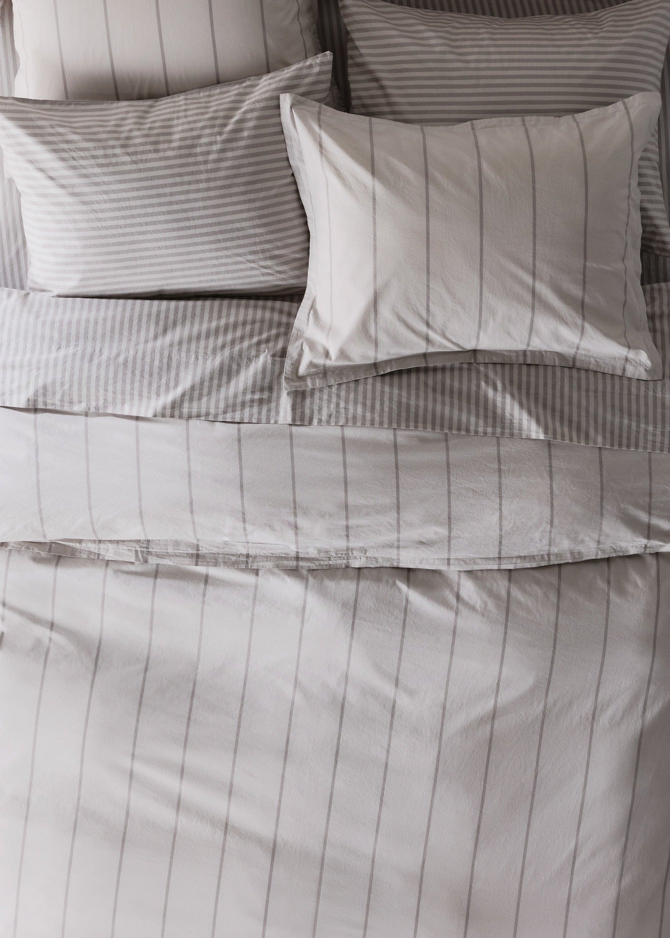 Percale Sheet Set - Pebble Stripe TW/XL